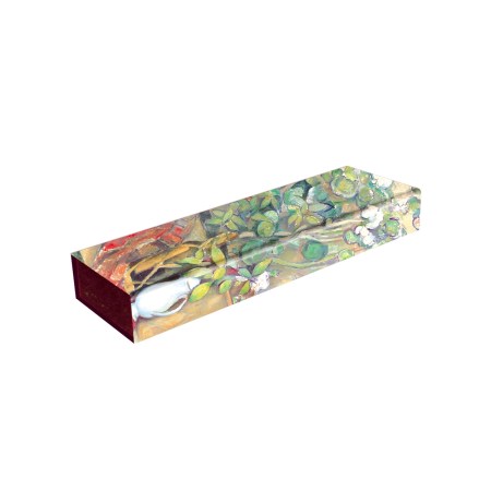 Cezanne’s Terracotta Pots and Flowers Pencil Case (Wrap Closure)