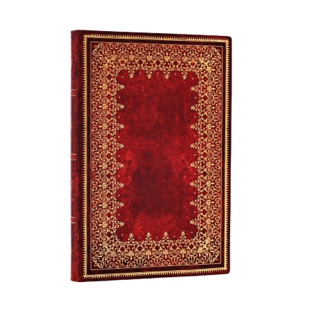 Foiled (Old Leather Collection) Mini Lined Softcover Flexi Journal (Elastic Band Closure)