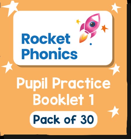 Reading Planet Rocket Phonics – Pupil Practice Booklet 1 – Pack of 30