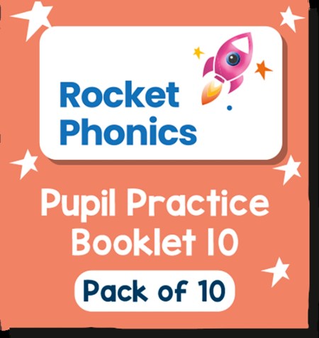 Reading Planet Rocket Phonics – Pupil Practice Booklet 10 – Pack of 10