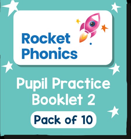 Reading Planet Rocket Phonics – Pupil Practice Booklet 2 – Pack of 10
