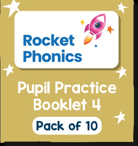 Reading Planet Rocket Phonics – Pupil Practice Booklet 4 – Pack of 10