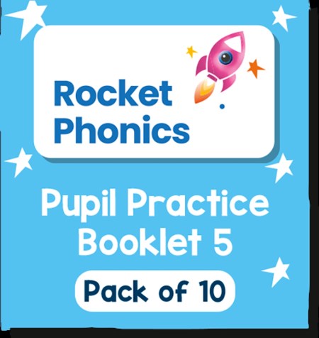 Reading Planet Rocket Phonics – Pupil Practice Booklet 5 – Pack of 10
