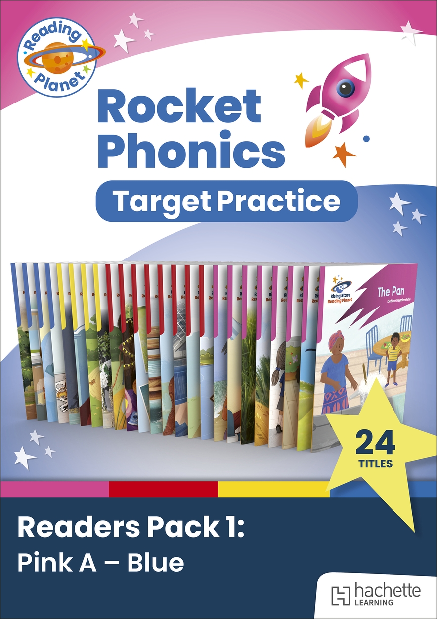 Reading Planet Rocket Phonics Target Practice Readers Pack 1 (Pink A