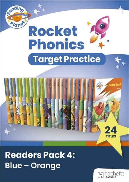 Reading Planet Rocket Phonics Target Practice Readers Pack 4 (Blue – Orange)
