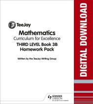 TeeJay Mathematics CfE Third Level Book 3B Homework