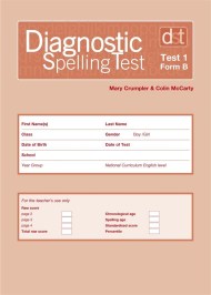 Diagnostic Spelling Tests: Test 1, Form B Pk10