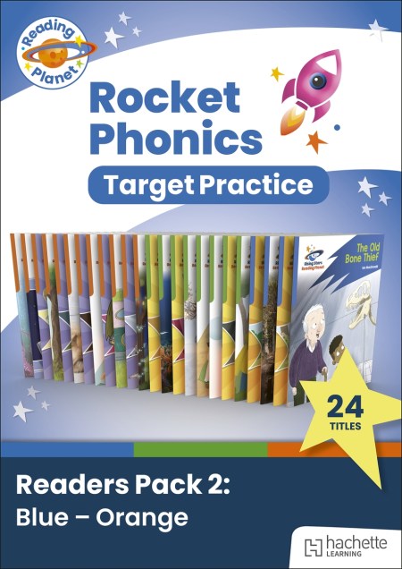 Reading Planet Rocket Phonics Target Practice Readers Pack 2 (Blue – Orange)