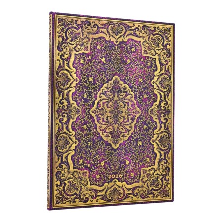 2026 Picaresque Grande 12-month Vertical Hardcover Flexi Dayplanner 2026 (Elastic Band Closure)