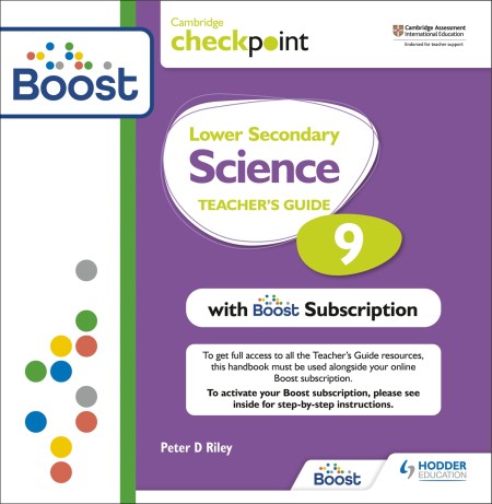 Cambridge Checkpoint Lower Secondary Science Teacher’s Guide 9 with Boost Subscription