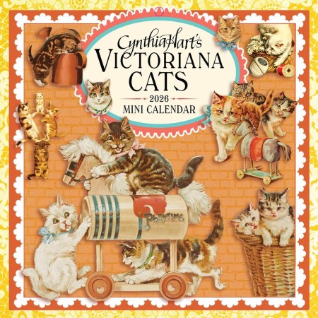 Cynthia Hart’s Victoriana Cats Mini Wall Calendar 2026