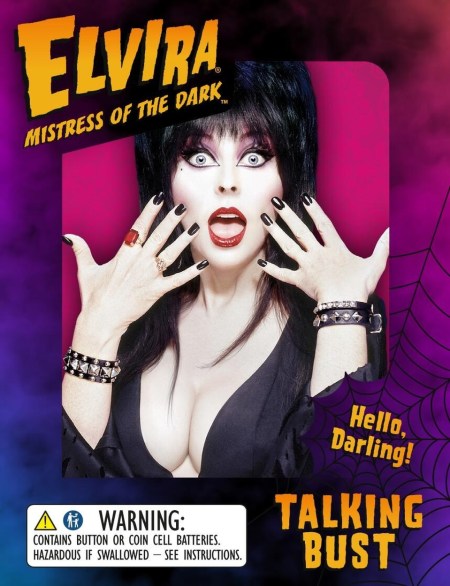 Elvira Talking Bust