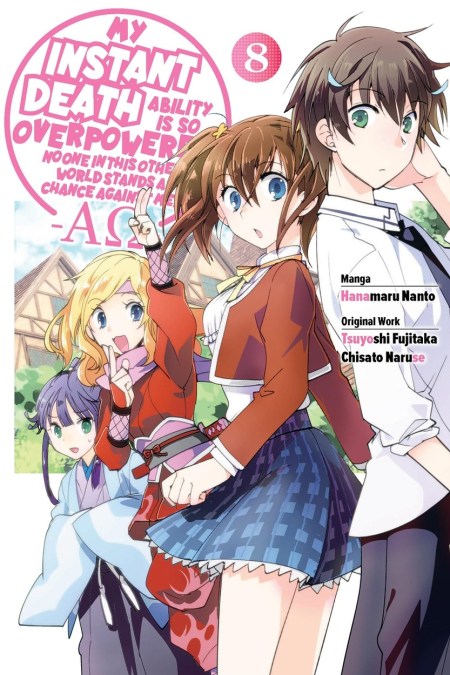 My Instant Death Ability Is So Overpowered, No One in This Other World Stands a Chance Against Me! —AO—, Vol. 8 (manga)