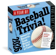 Year of Baseball Trivia Page-A-Day® Calendar 2026