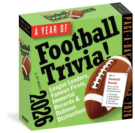 Year of Football Trivia! Page-A-Day® Calendar 2026