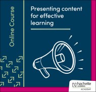 Presenting content for effective learning