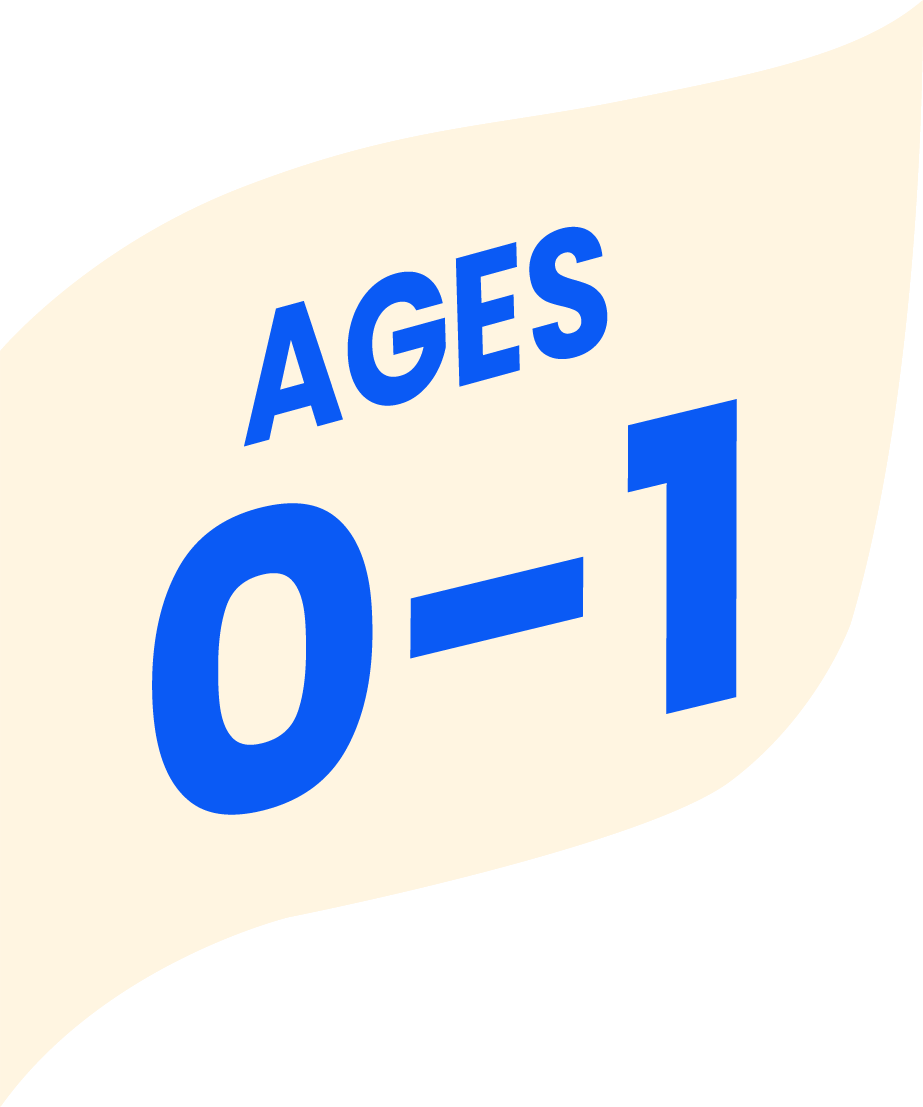 Ages 0 to 1