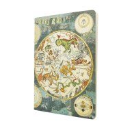 Celestial Planisphere A4 Unlined (Early Cartography) Cahier