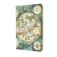 Celestial Planisphere A6 Lined (Early Cartography) Cahier