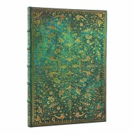 Emerald Flower (Nature’s Grace) Grande Lined Hardcover Journal (Elastic Band Closure)