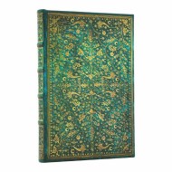 Emerald Flower (Nature’s Grace) Mini Unlined Hardcover Journal (Elastic Band Closure)