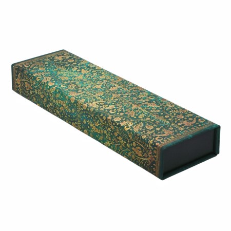 Emerald Flower (Nature’s Grace) Pencil Case (Wrap Closure)