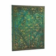 Emerald Flower (Nature’s Grace) Ultra Lined Hardcover Journal (Elastic Band Closure)