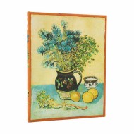 Van Gogh’s Still Life Ultra Lined Hardcover Journal (Elastic Band Closure)