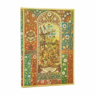 Viennese Fruit (Vox Botanica) Midi Unlined Hardcover Journal (Elastic Band Closure)