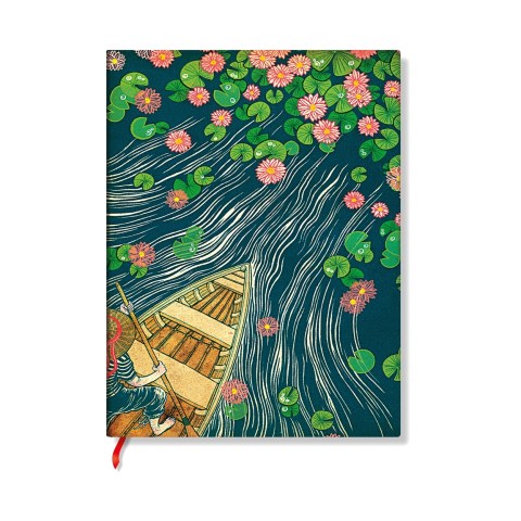 Lotus River (Living with Yuko) Mini Lined Softcover Journal (Elastic Band Closure)