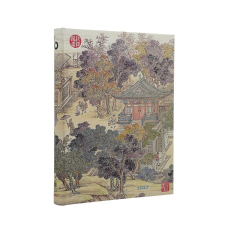 2027 Golden Age of Prosperity (An Era in Jinling) Ultra 12-Month Hardcover Dayplanner (Elastic Band Closure) Daily