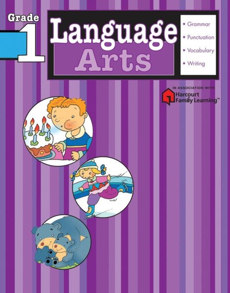 Language Arts: Grade 1 (Flash Kids Harcourt Family Learning)
