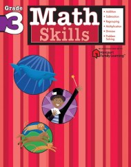 Math Skills: Grade 3 (Flash Kids Harcourt Family Learning)