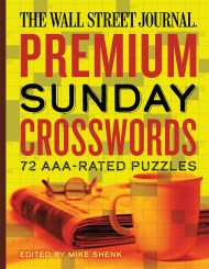 The Wall Street Journal Premium Sunday Crosswords