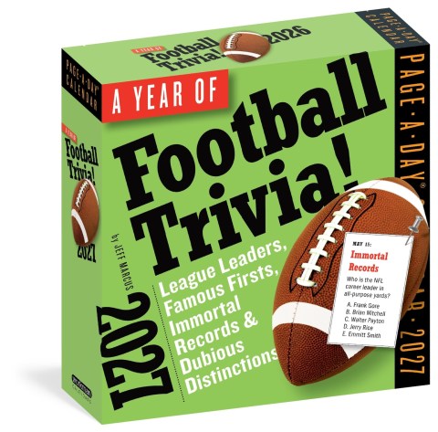 A Year of Football Trivia! Page-A-Day® Calendar 2027