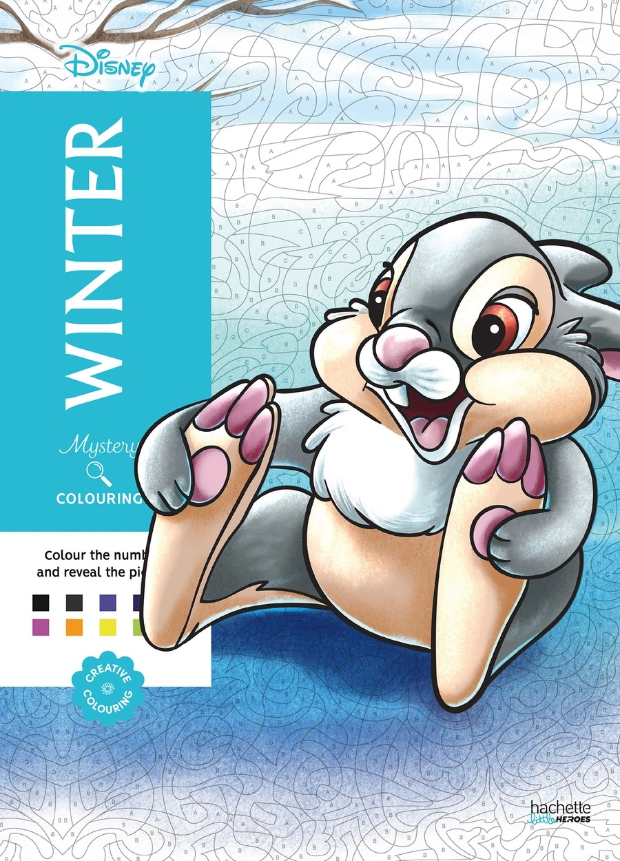 Mystery Colouring – Winter — coloring book cover