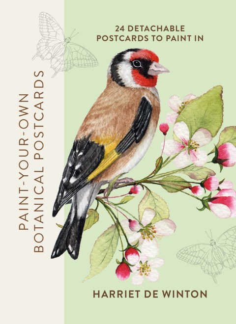 Paint-Your-Own Botanical Postcards