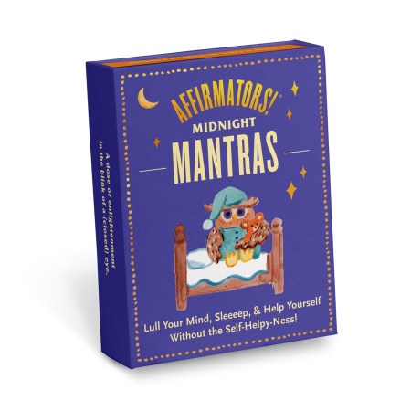 Affirmators! Mantras Midnight Late Night Affirmation Cards Deck (30 Cards)