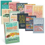 Good Vibes & High Fives Postcard Book
