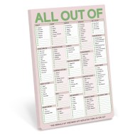 Knock Knock All Out Of Pad with Magnet (Dusty Rose)
