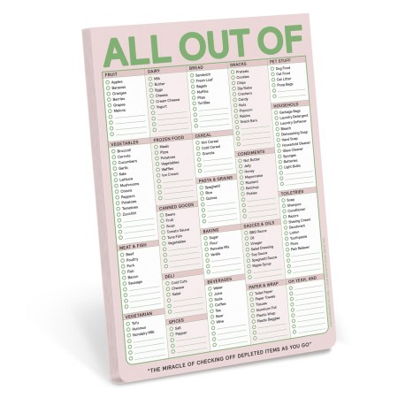 Knock Knock All Out Of Pad with Magnet (Dusty Rose)