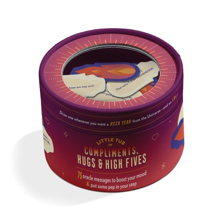 Little Tub of Compliments, Hugs & High Fives