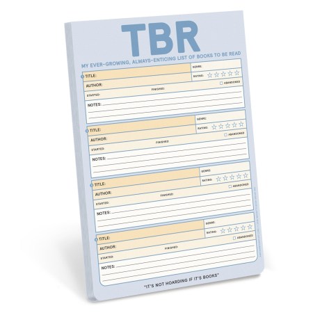 TBR (To Be Read) Knock Knock Pad