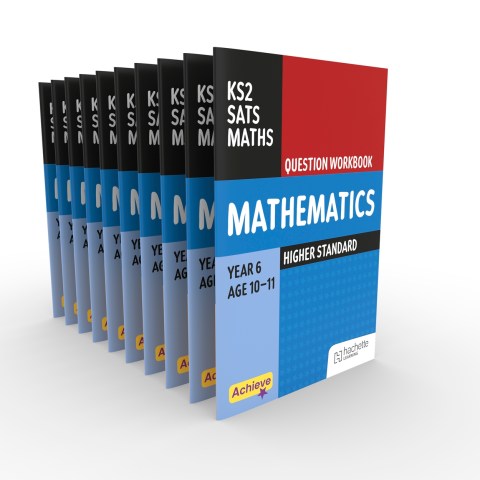 Achieve SATs: KS2 Maths Question Workbook (Higher) for the 2027 SATs tests- 10 COPY PACK