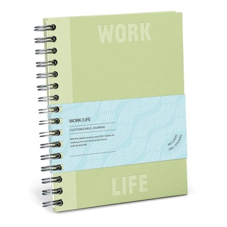 Work / Life Tabbed Sticker Journal